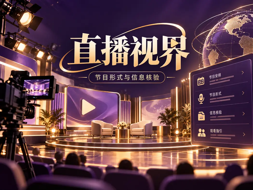 公共直播与活动视觉插画